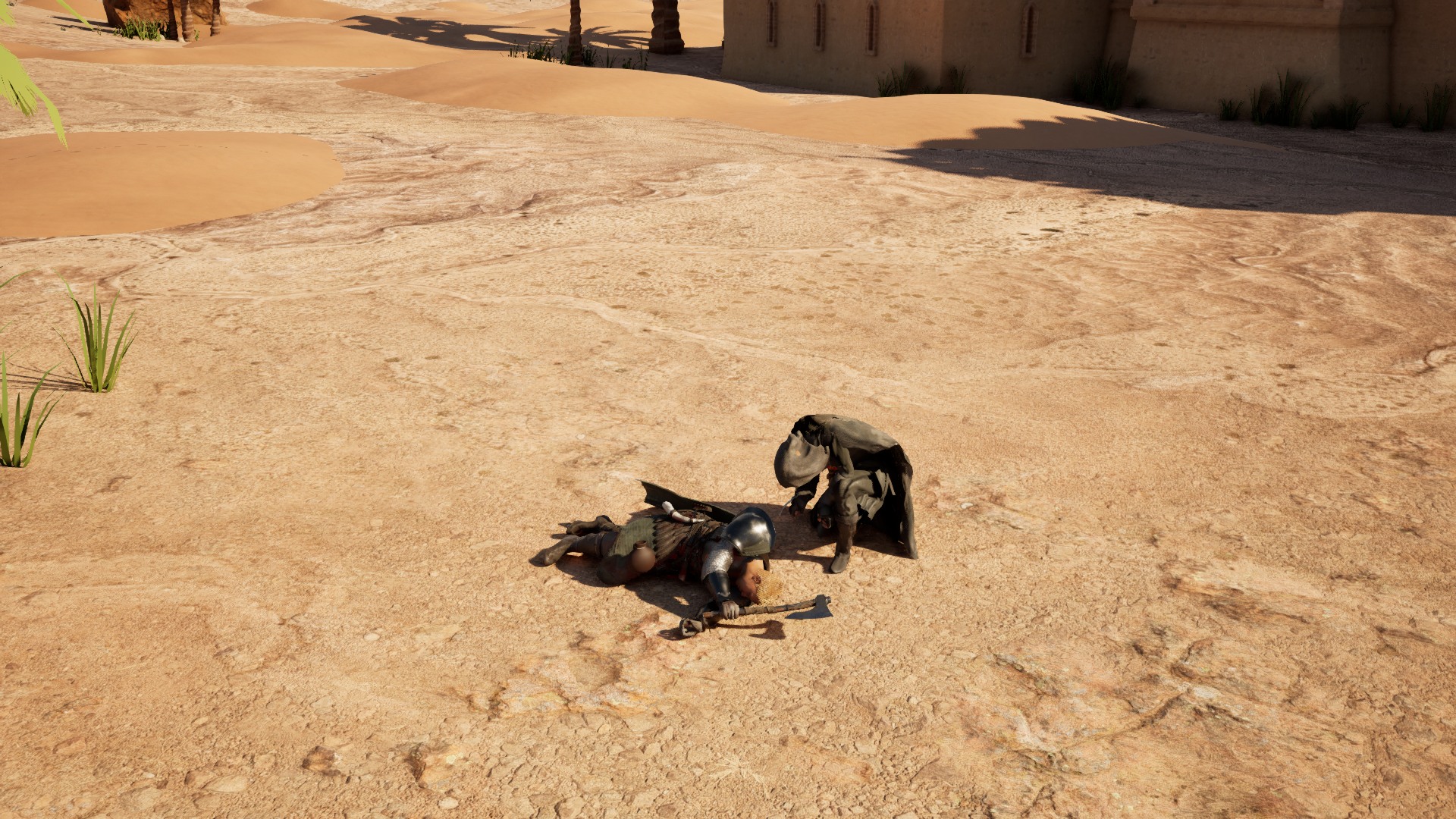 Keeping allies in the fight, captured in the development build of Nomad Conquest